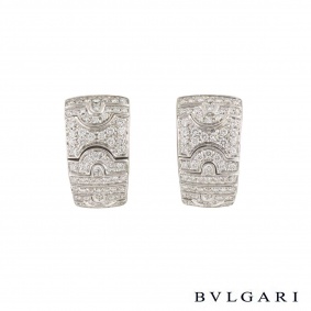 Bvlgari Parentesi Diamond Set Earrings 